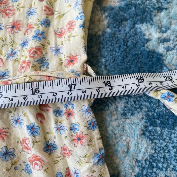 90s Yellow Floral Midi Dress | Basic Editions - Picture 11 of 11